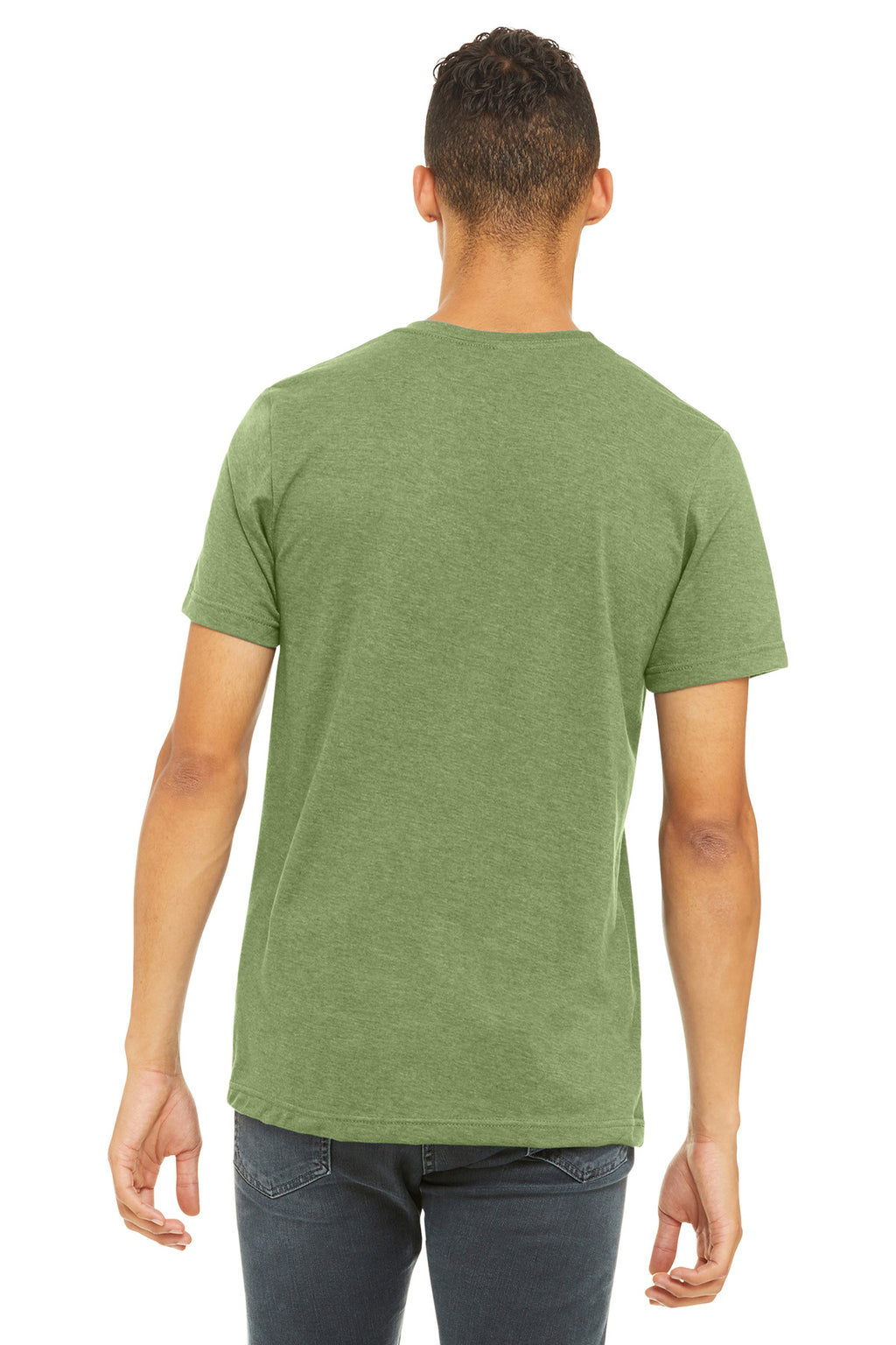 BELLA+CANVAS  Unisex Heather CVC Short Sleeve Tee. BC3001CVC