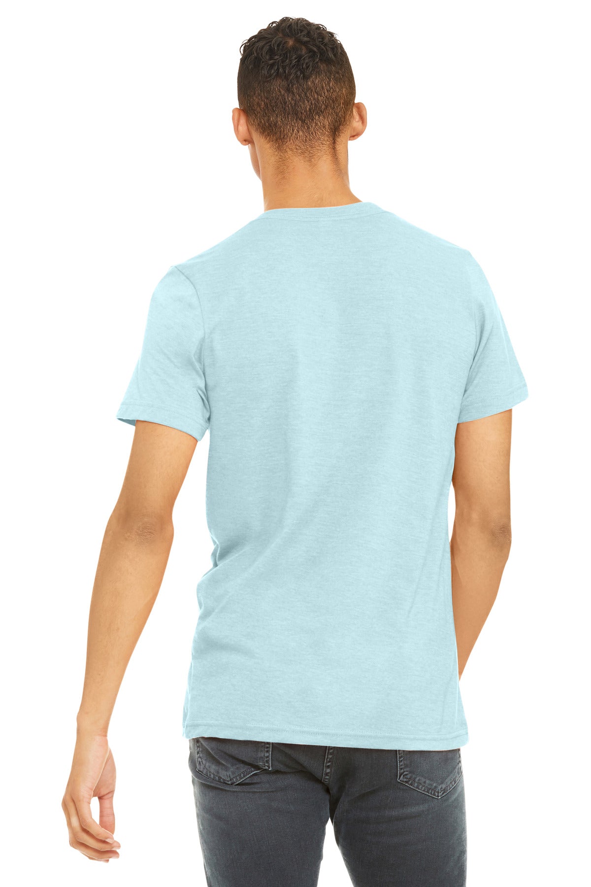 BELLA+CANVAS  Unisex Heather CVC Short Sleeve Tee. BC3001CVC
