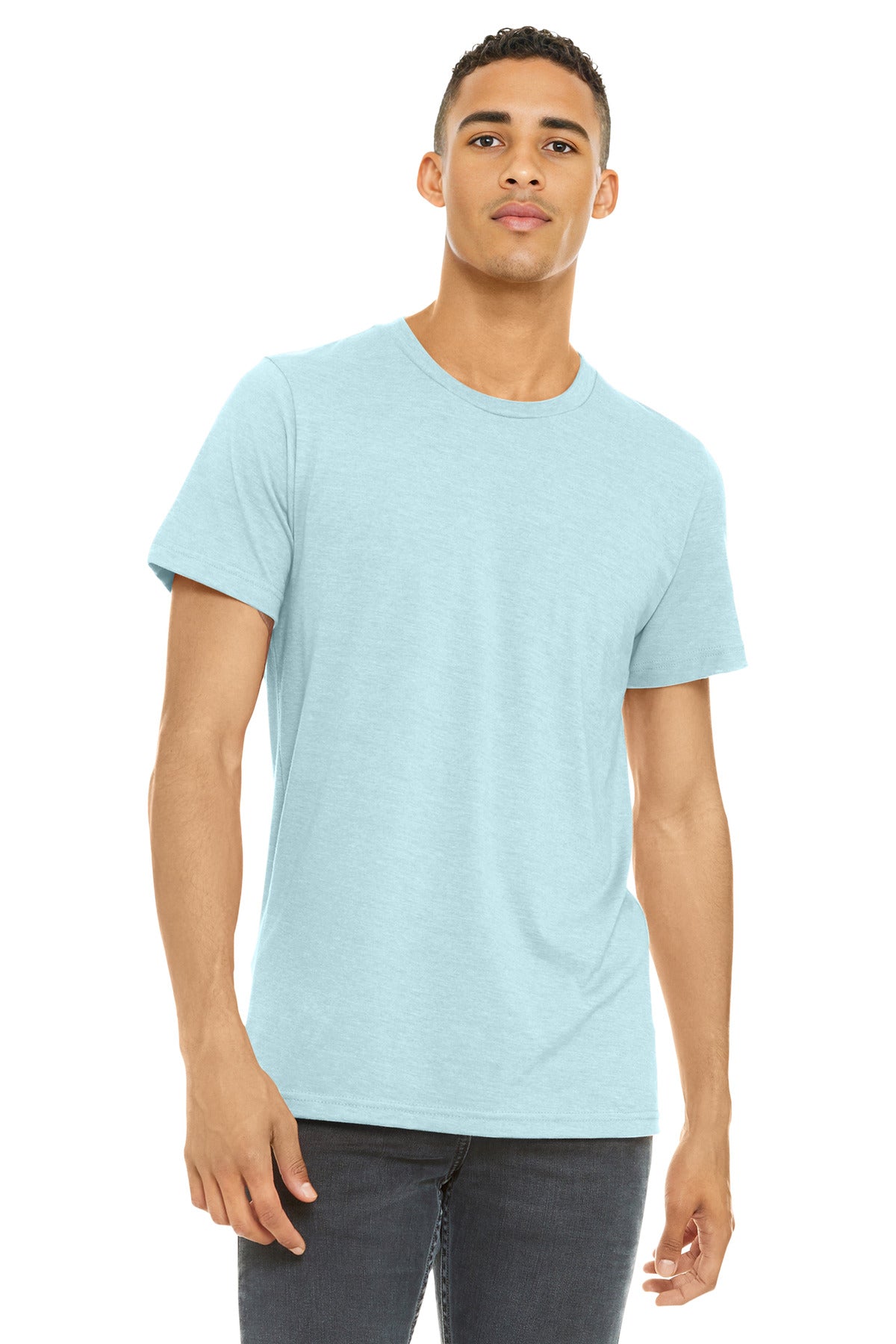 BELLA+CANVAS  Unisex Heather CVC Short Sleeve Tee. BC3001CVC