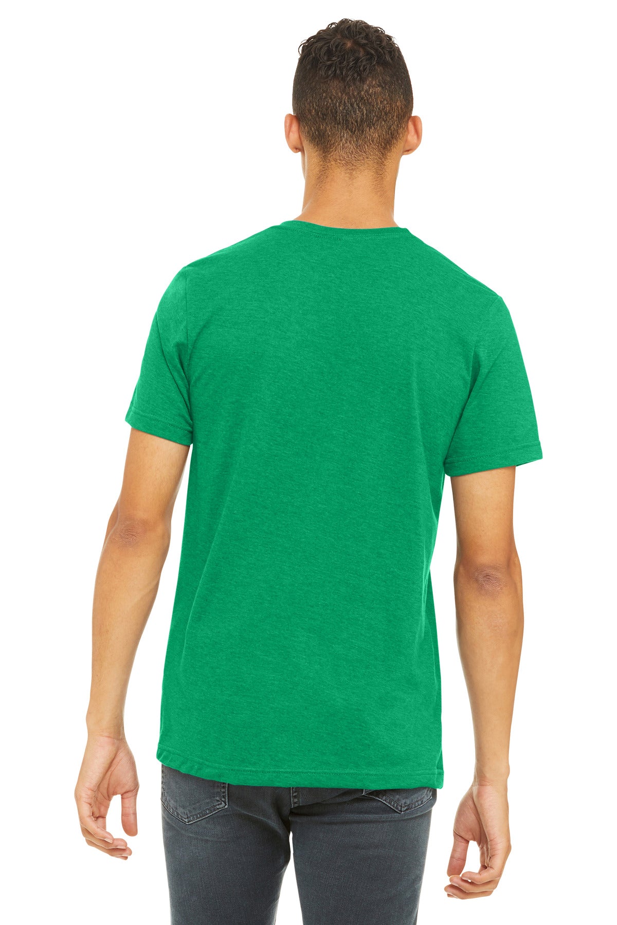 BELLA+CANVAS  Unisex Heather CVC Short Sleeve Tee. BC3001CVC