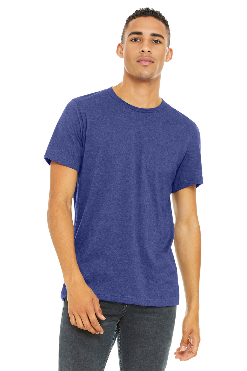 BELLA+CANVAS  Unisex Heather CVC Short Sleeve Tee. BC3001CVC