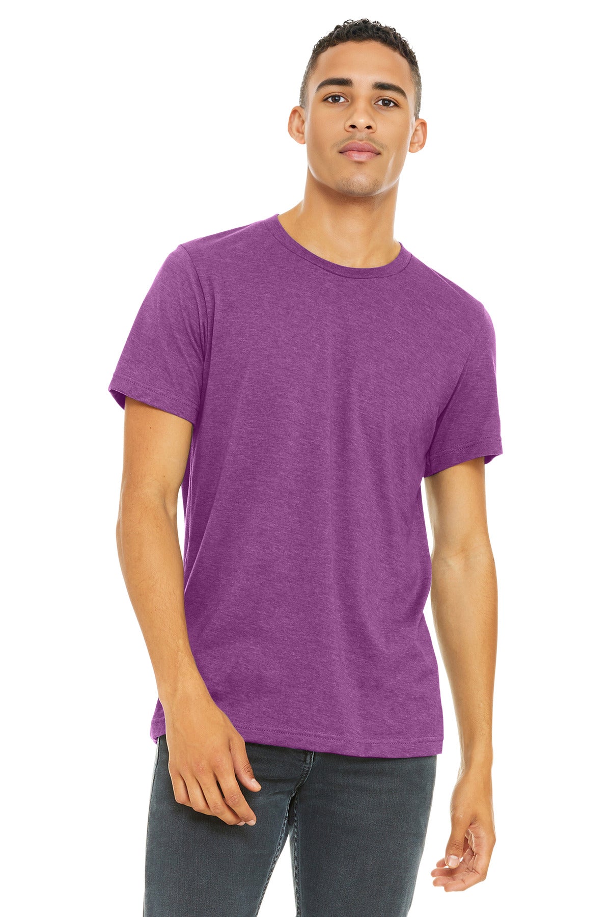 BELLA+CANVAS  Unisex Heather CVC Short Sleeve Tee. BC3001CVC