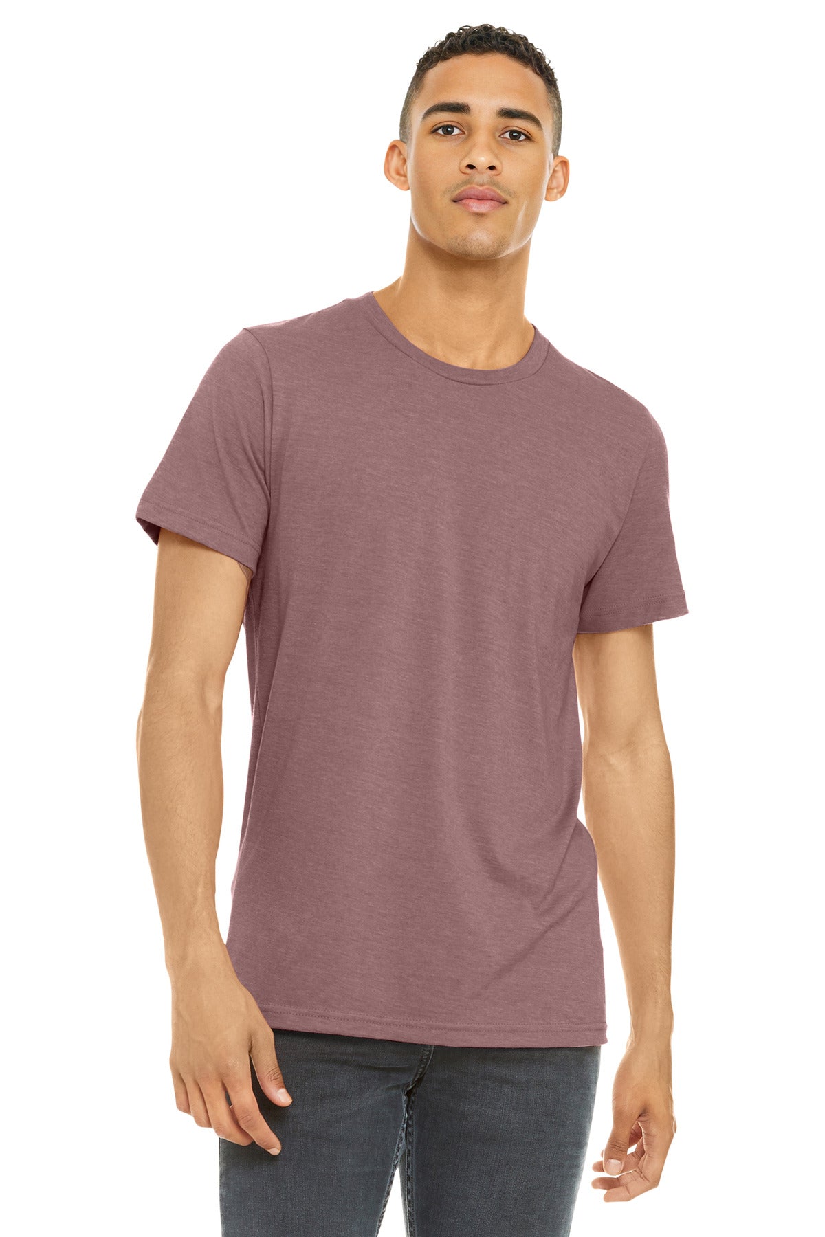 BELLA+CANVAS  Unisex Heather CVC Short Sleeve Tee. BC3001CVC