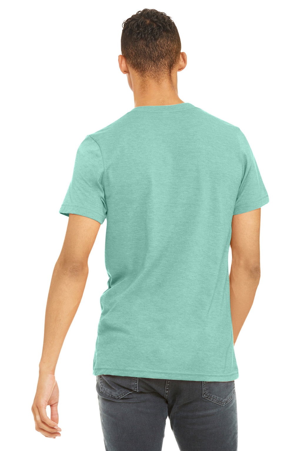 BELLA+CANVAS  Unisex Heather CVC Short Sleeve Tee. BC3001CVC