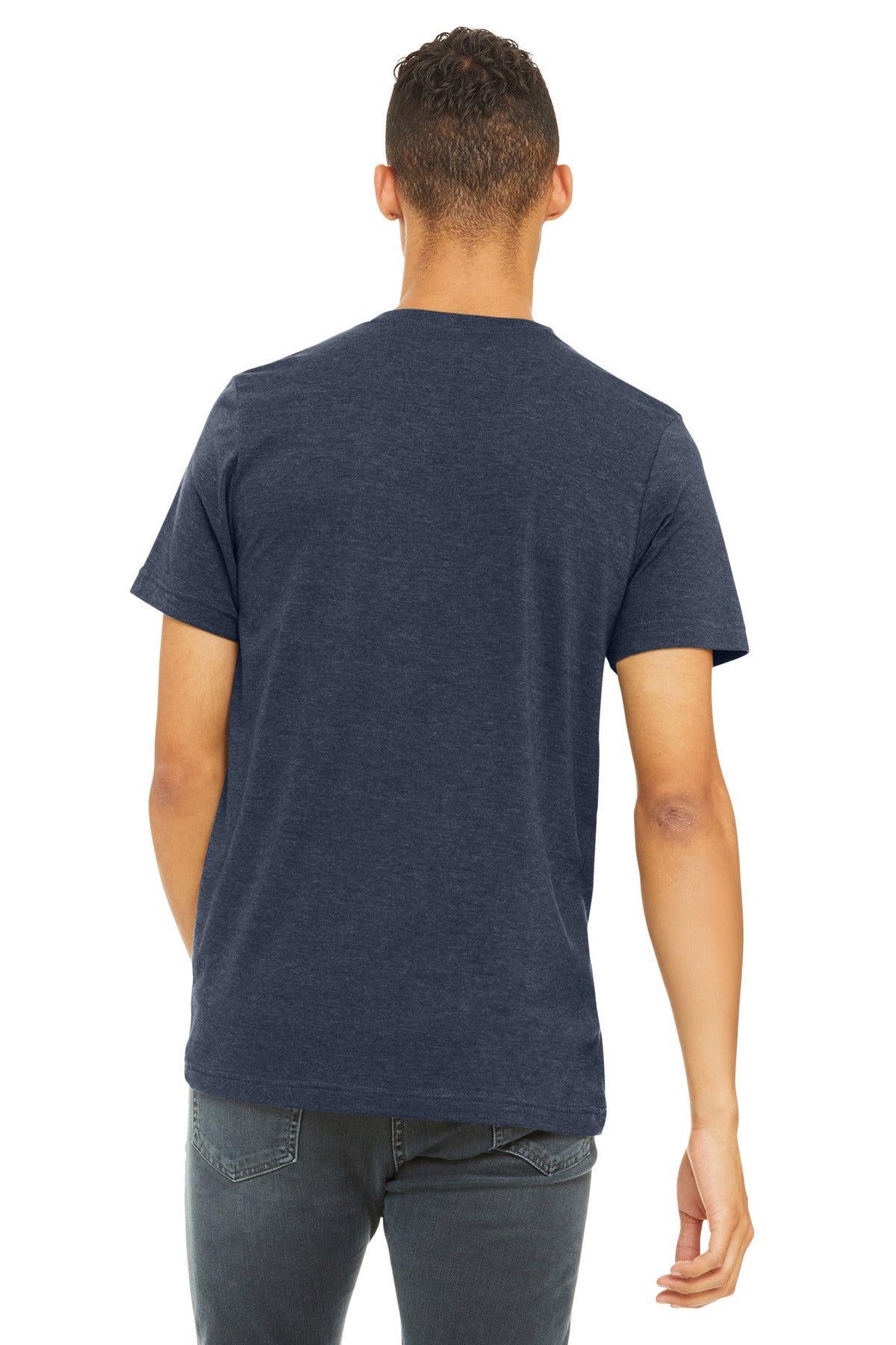 BELLA+CANVAS  Unisex Heather CVC Short Sleeve Tee. BC3001CVC