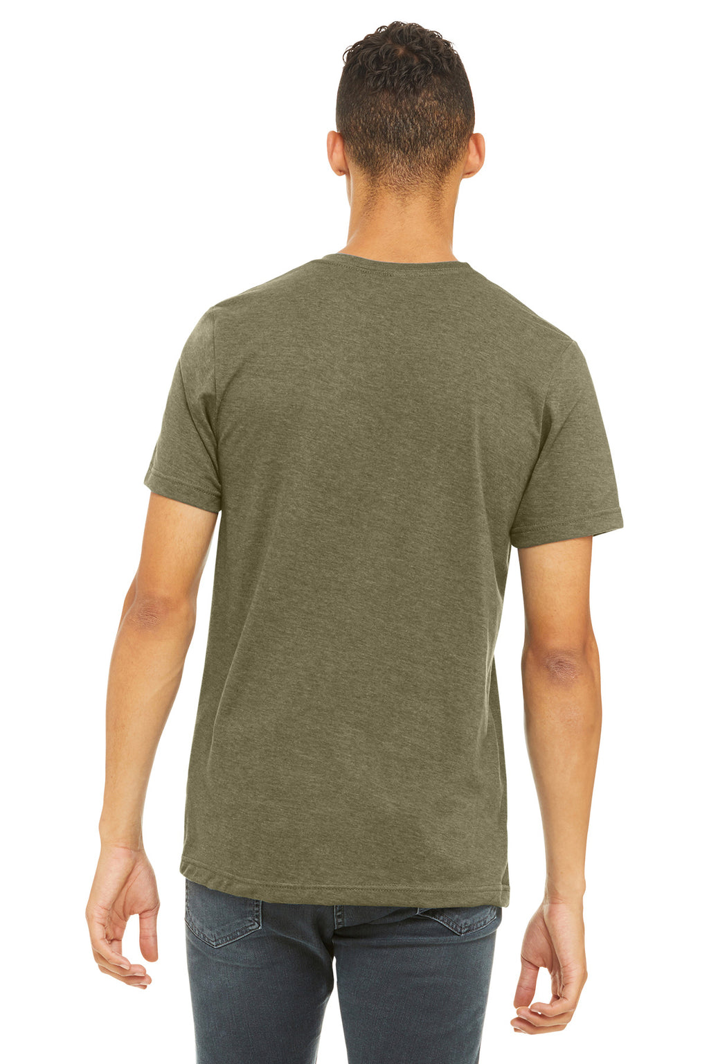 BELLA+CANVAS  Unisex Heather CVC Short Sleeve Tee. BC3001CVC