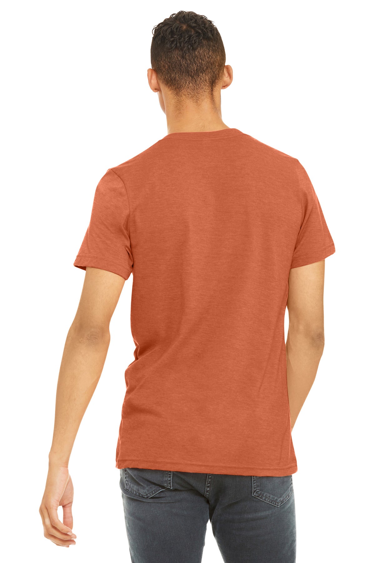 BELLA+CANVAS  Unisex Heather CVC Short Sleeve Tee. BC3001CVC