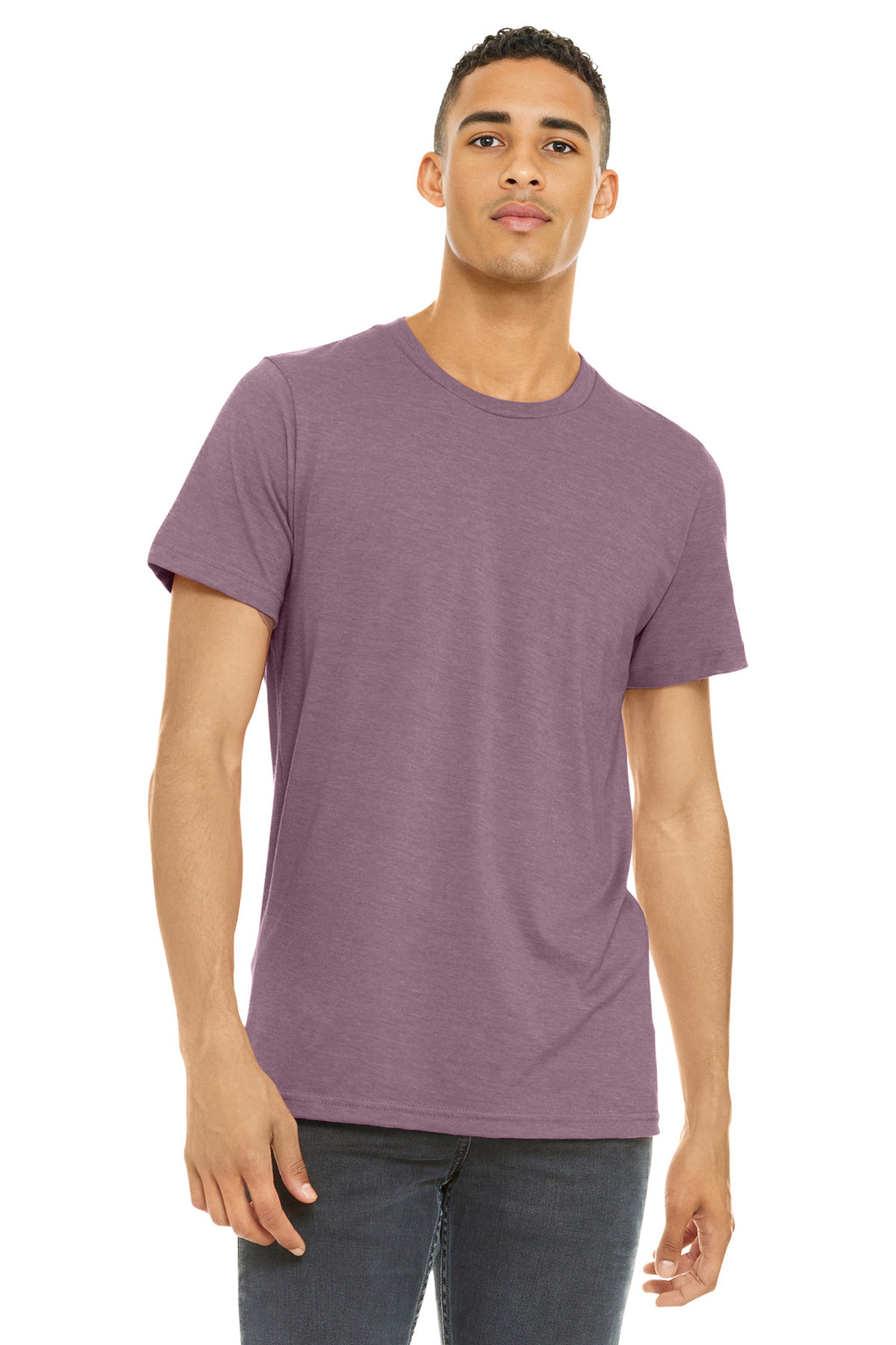 BELLA+CANVAS  Unisex Heather CVC Short Sleeve Tee. BC3001CVC