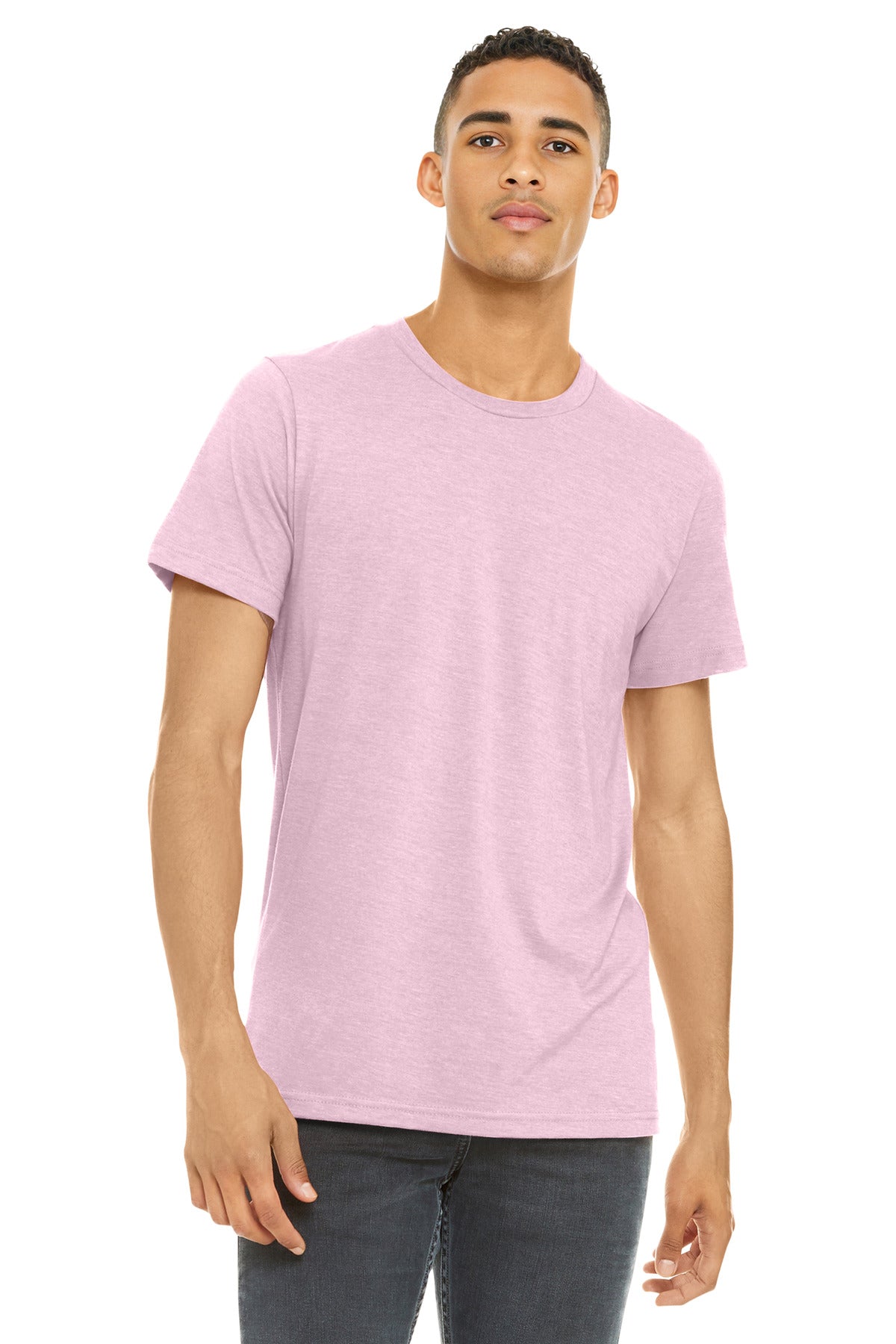 BELLA+CANVAS  Unisex Heather CVC Short Sleeve Tee. BC3001CVC