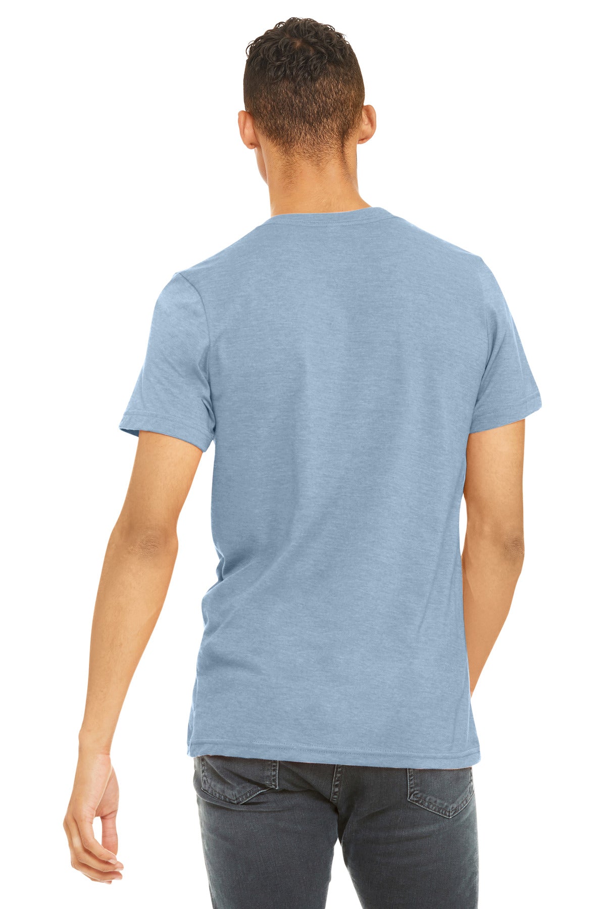 BELLA+CANVAS  Unisex Heather CVC Short Sleeve Tee. BC3001CVC
