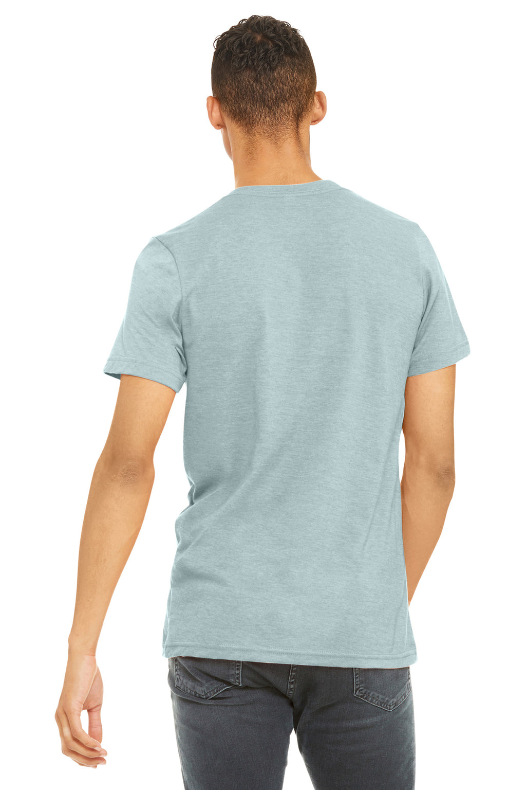 BELLA+CANVAS  Unisex Heather CVC Short Sleeve Tee. BC3001CVC