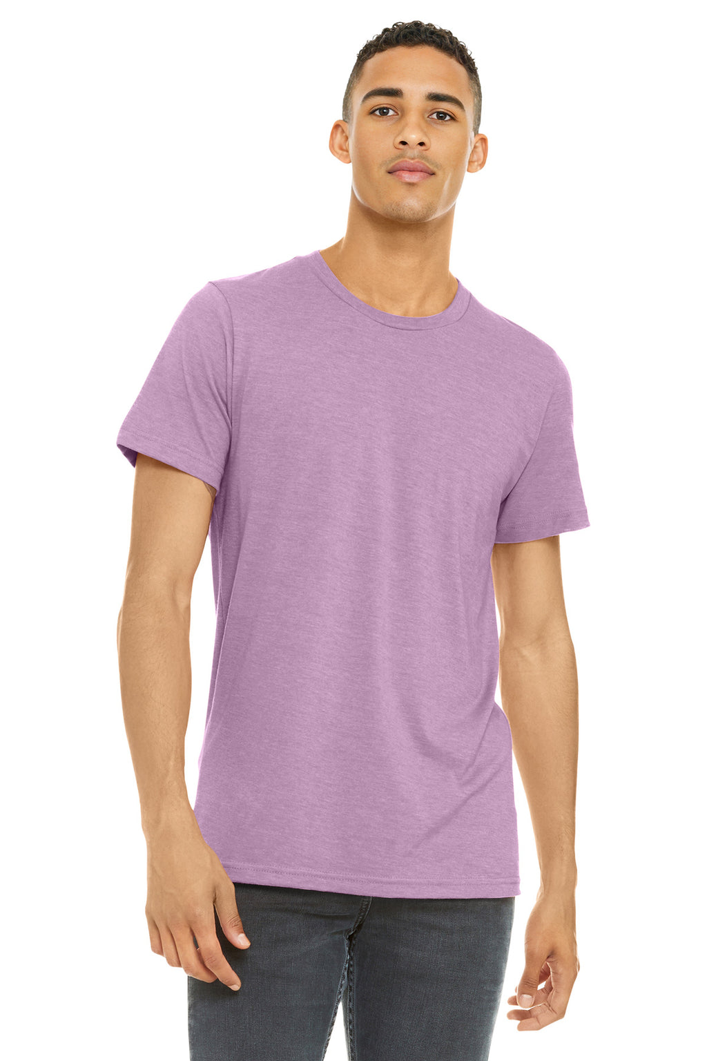 BELLA+CANVAS  Unisex Heather CVC Short Sleeve Tee. BC3001CVC