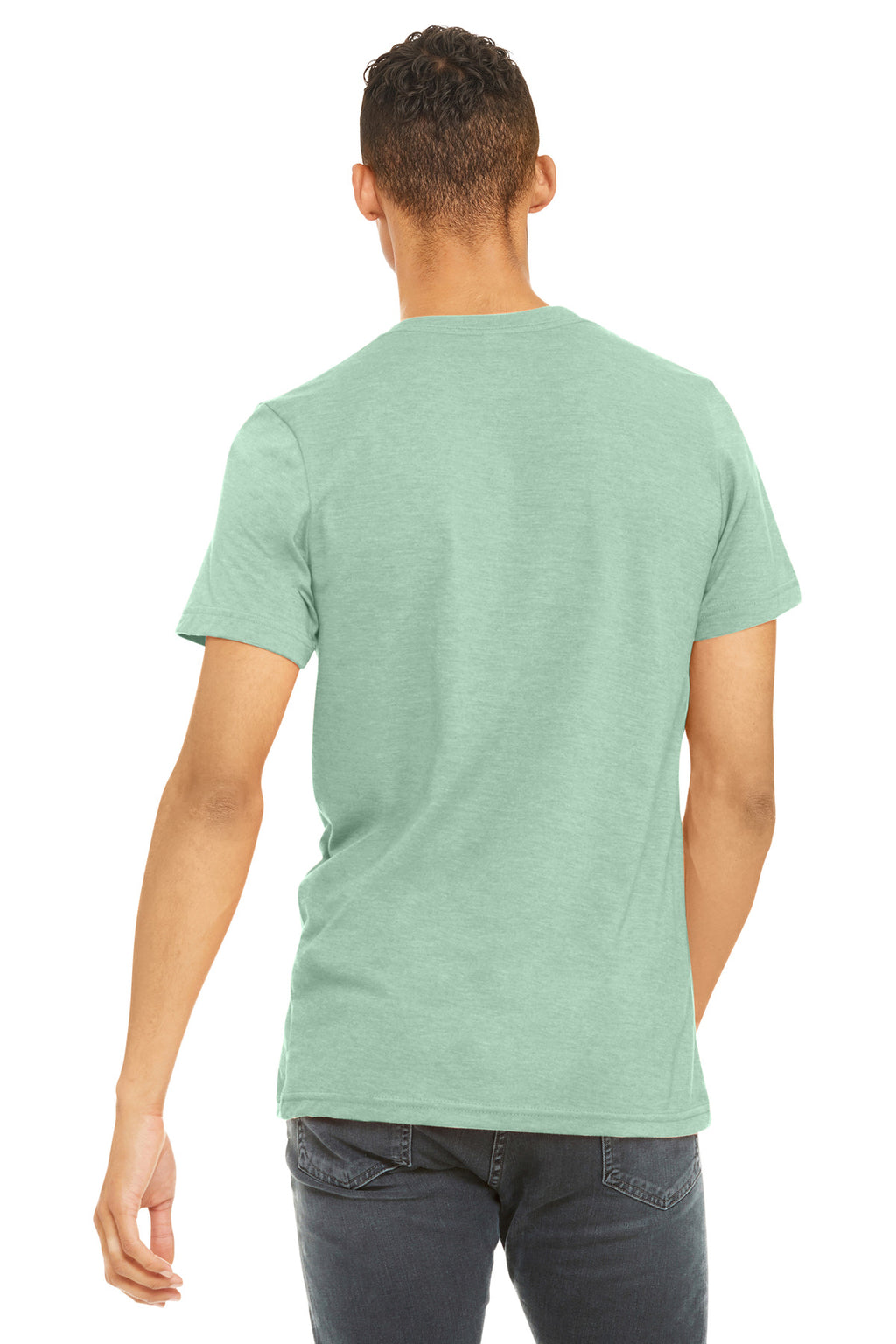 BELLA+CANVAS  Unisex Heather CVC Short Sleeve Tee. BC3001CVC