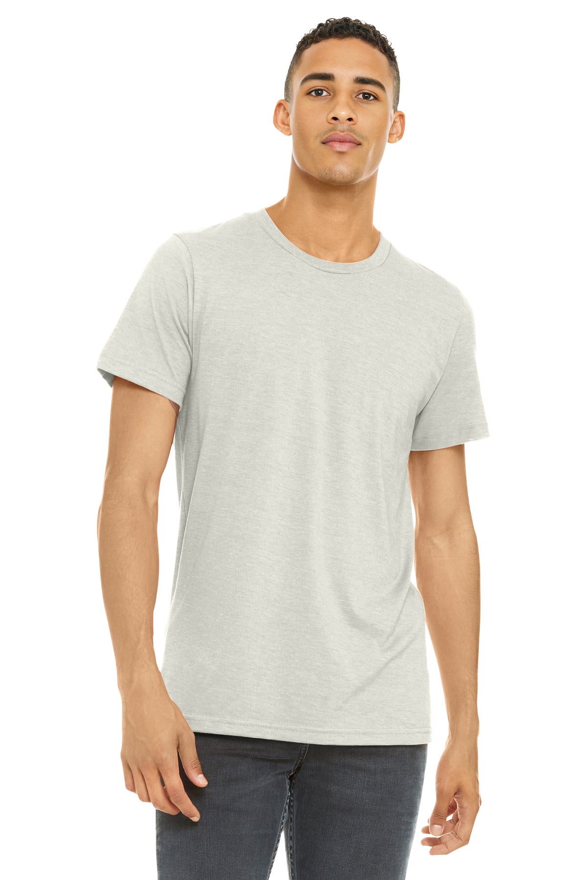BELLA+CANVAS  Unisex Heather CVC Short Sleeve Tee. BC3001CVC