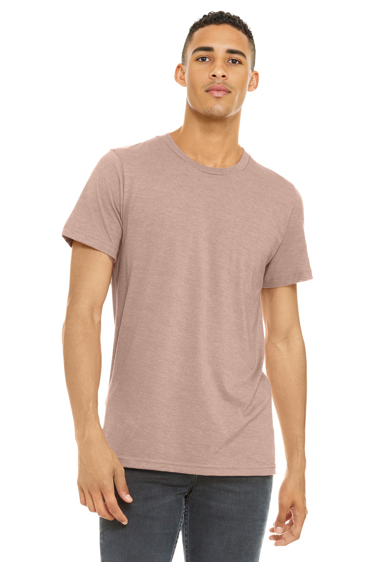 BELLA+CANVAS  Unisex Heather CVC Short Sleeve Tee. BC3001CVC