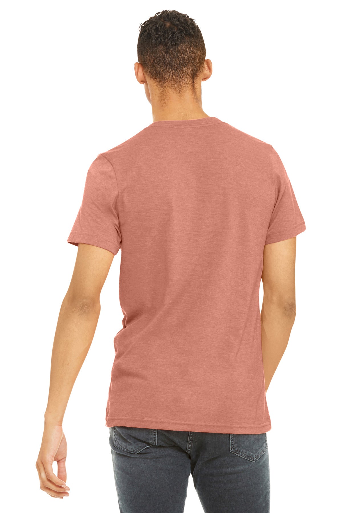 BELLA+CANVAS  Unisex Heather CVC Short Sleeve Tee. BC3001CVC