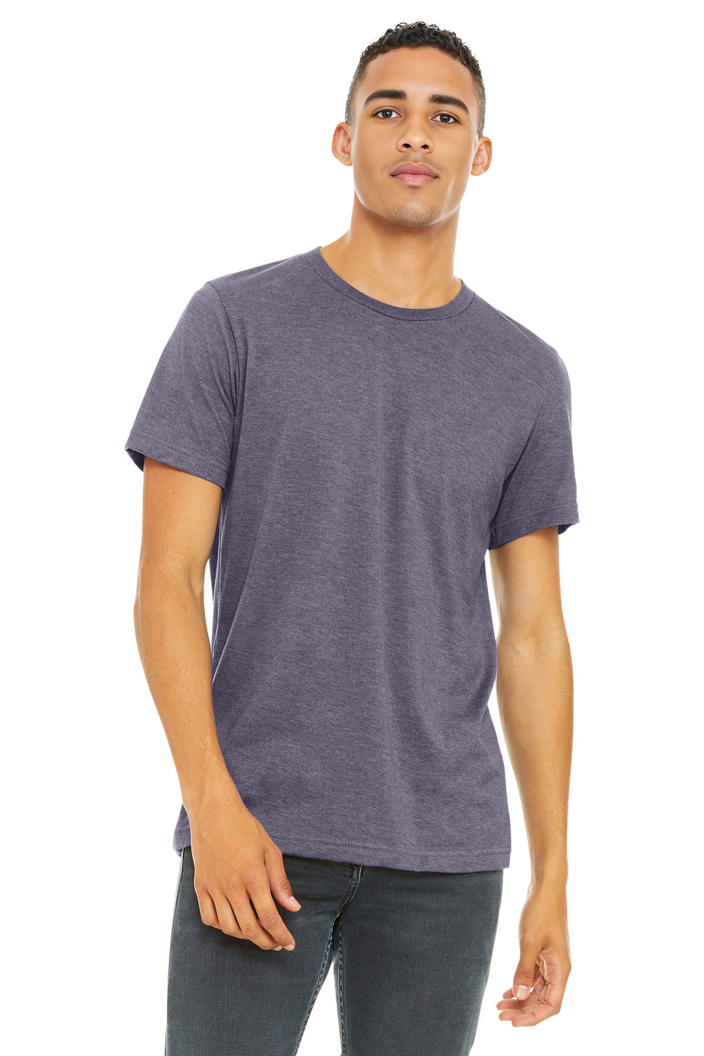BELLA+CANVAS  Unisex Heather CVC Short Sleeve Tee. BC3001CVC
