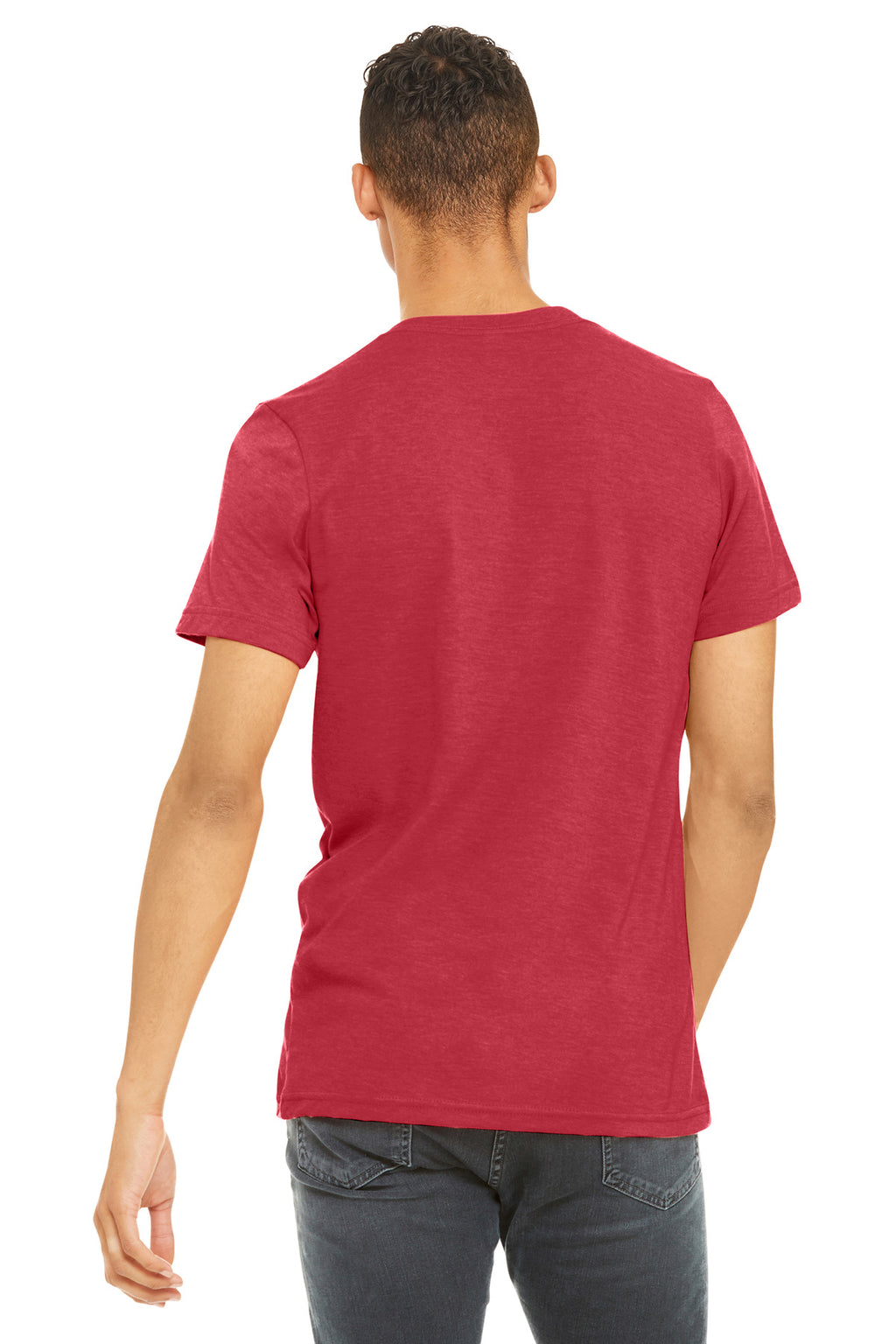 BELLA+CANVAS  Unisex Heather CVC Short Sleeve Tee. BC3001CVC