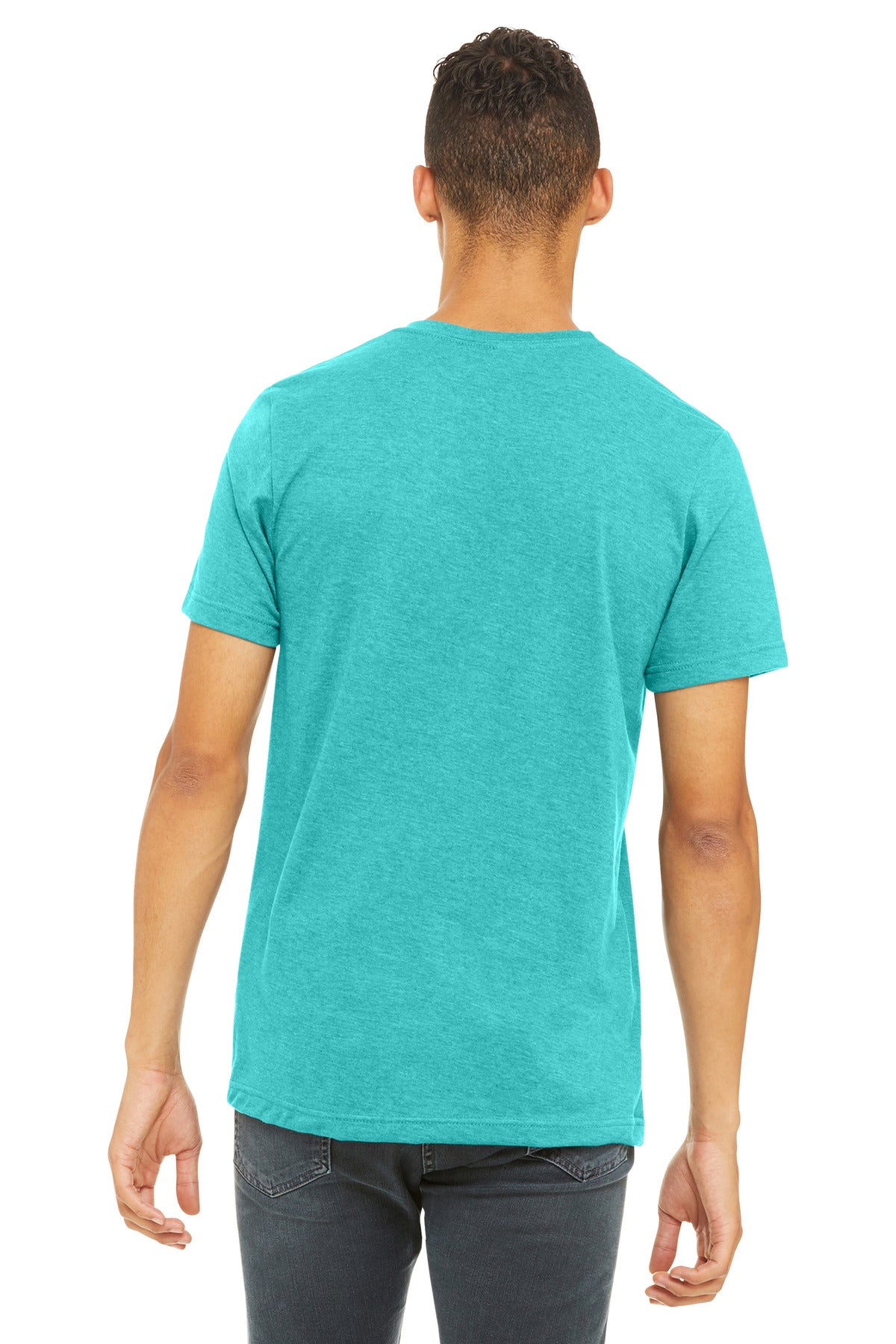 BELLA+CANVAS  Unisex Heather CVC Short Sleeve Tee. BC3001CVC