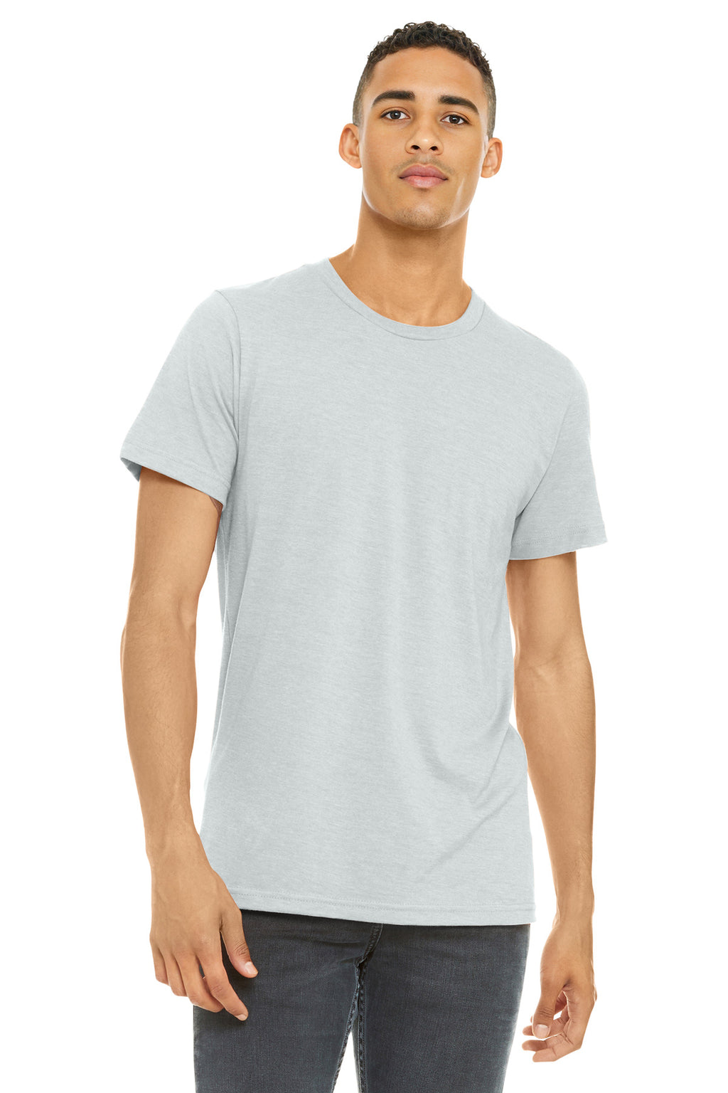 BELLA+CANVAS  Unisex Heather CVC Short Sleeve Tee. BC3001CVC