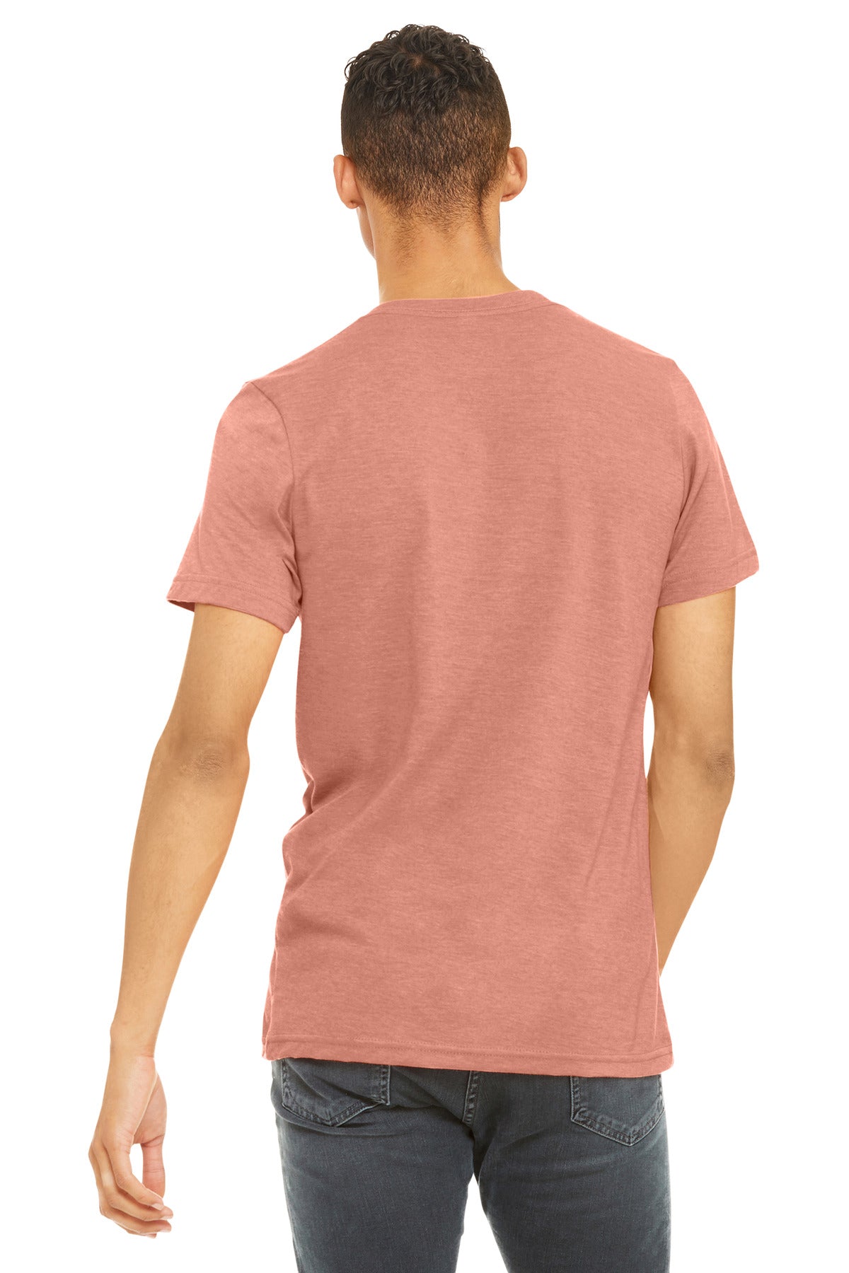 BELLA+CANVAS  Unisex Heather CVC Short Sleeve Tee. BC3001CVC