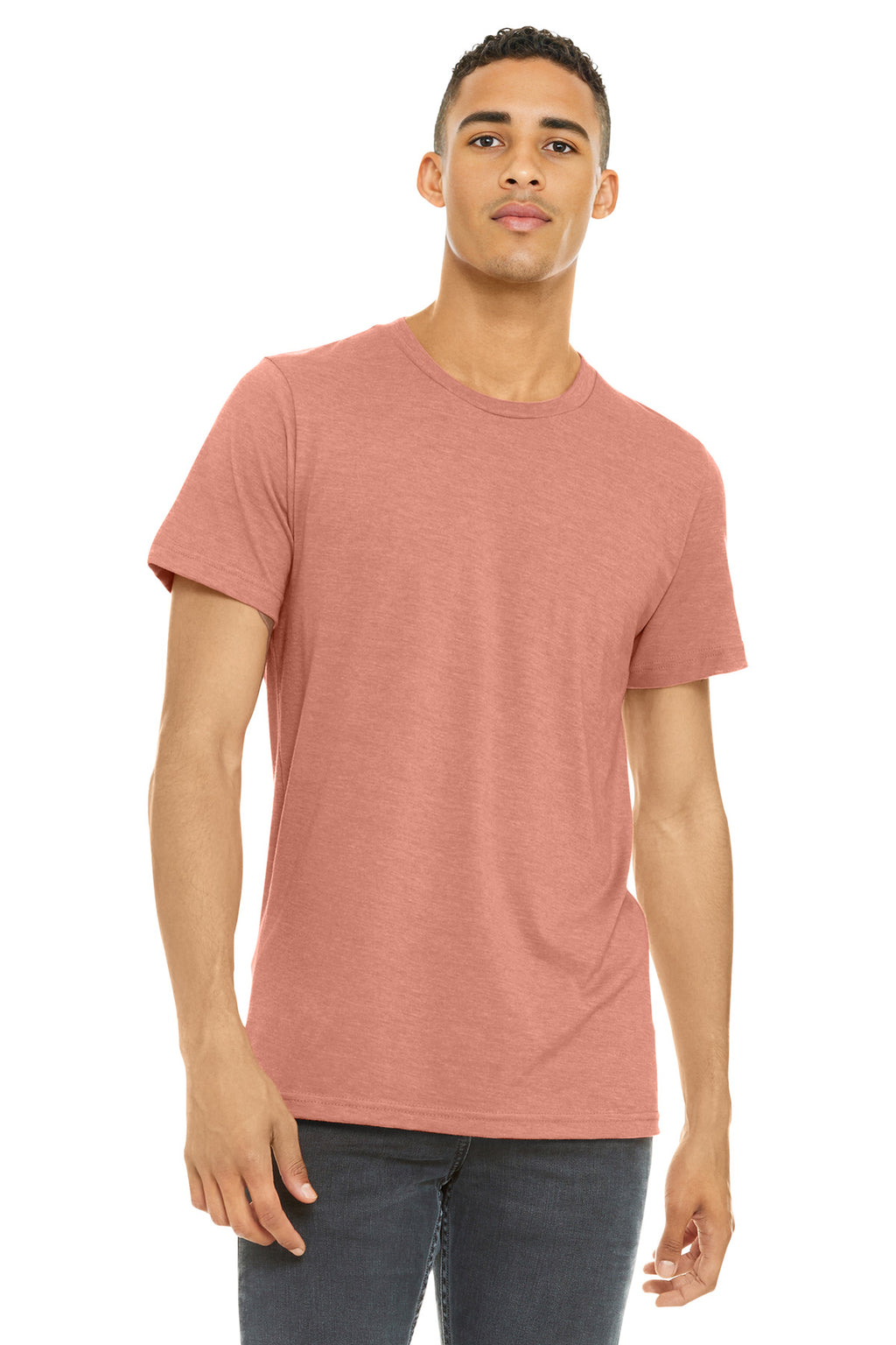 BELLA+CANVAS  Unisex Heather CVC Short Sleeve Tee. BC3001CVC