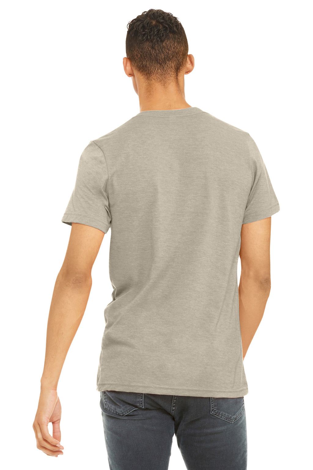 BELLA+CANVAS  Unisex Heather CVC Short Sleeve Tee. BC3001CVC