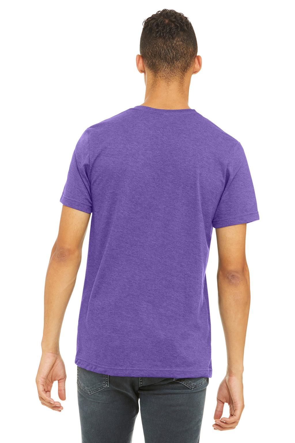 BELLA+CANVAS  Unisex Heather CVC Short Sleeve Tee. BC3001CVC
