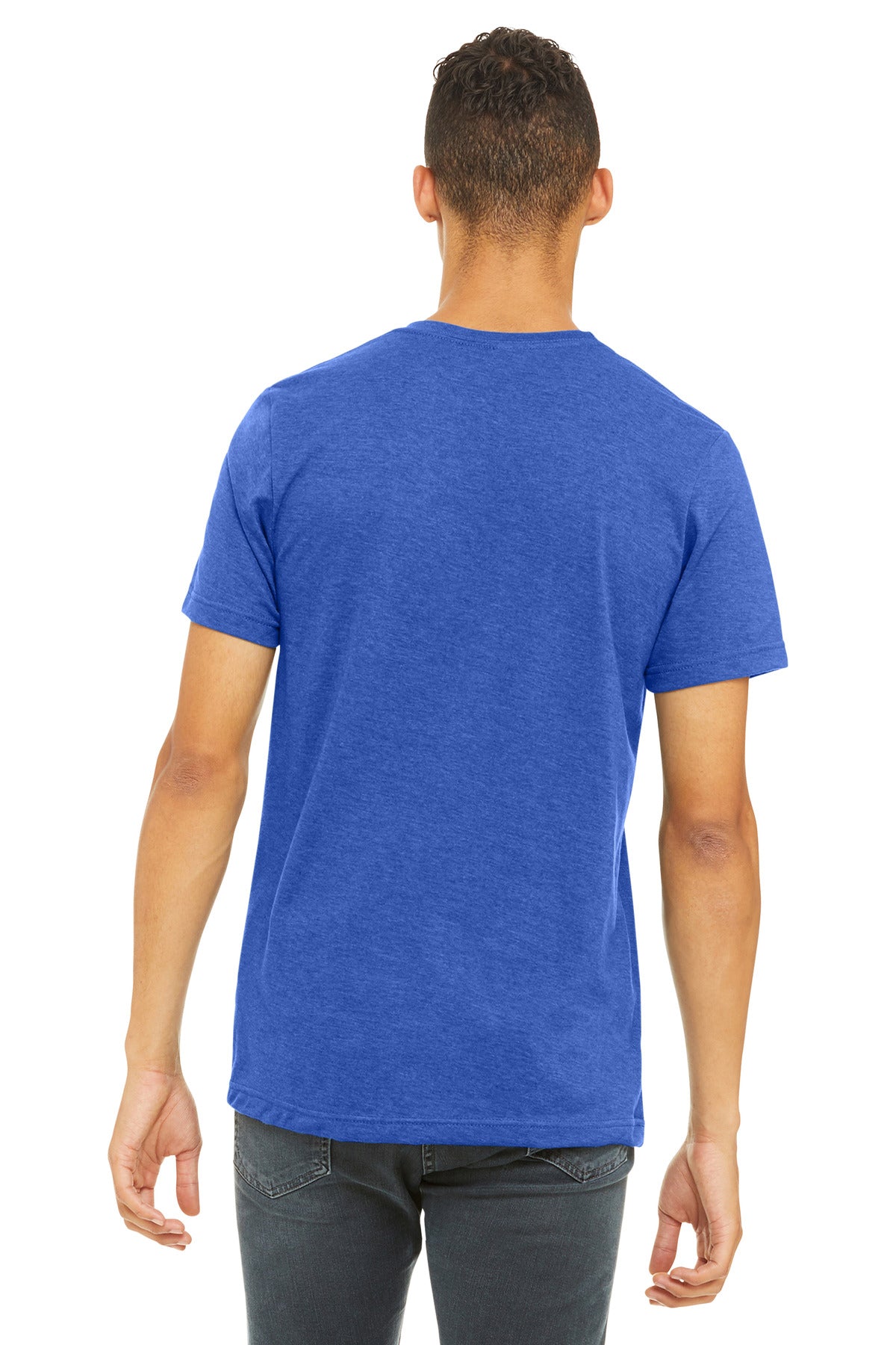 BELLA+CANVAS  Unisex Heather CVC Short Sleeve Tee. BC3001CVC
