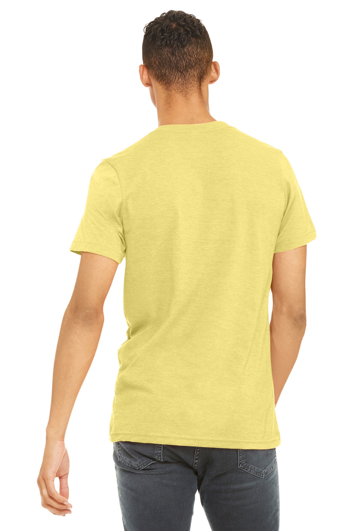BELLA+CANVAS  Unisex Heather CVC Short Sleeve Tee. BC3001CVC