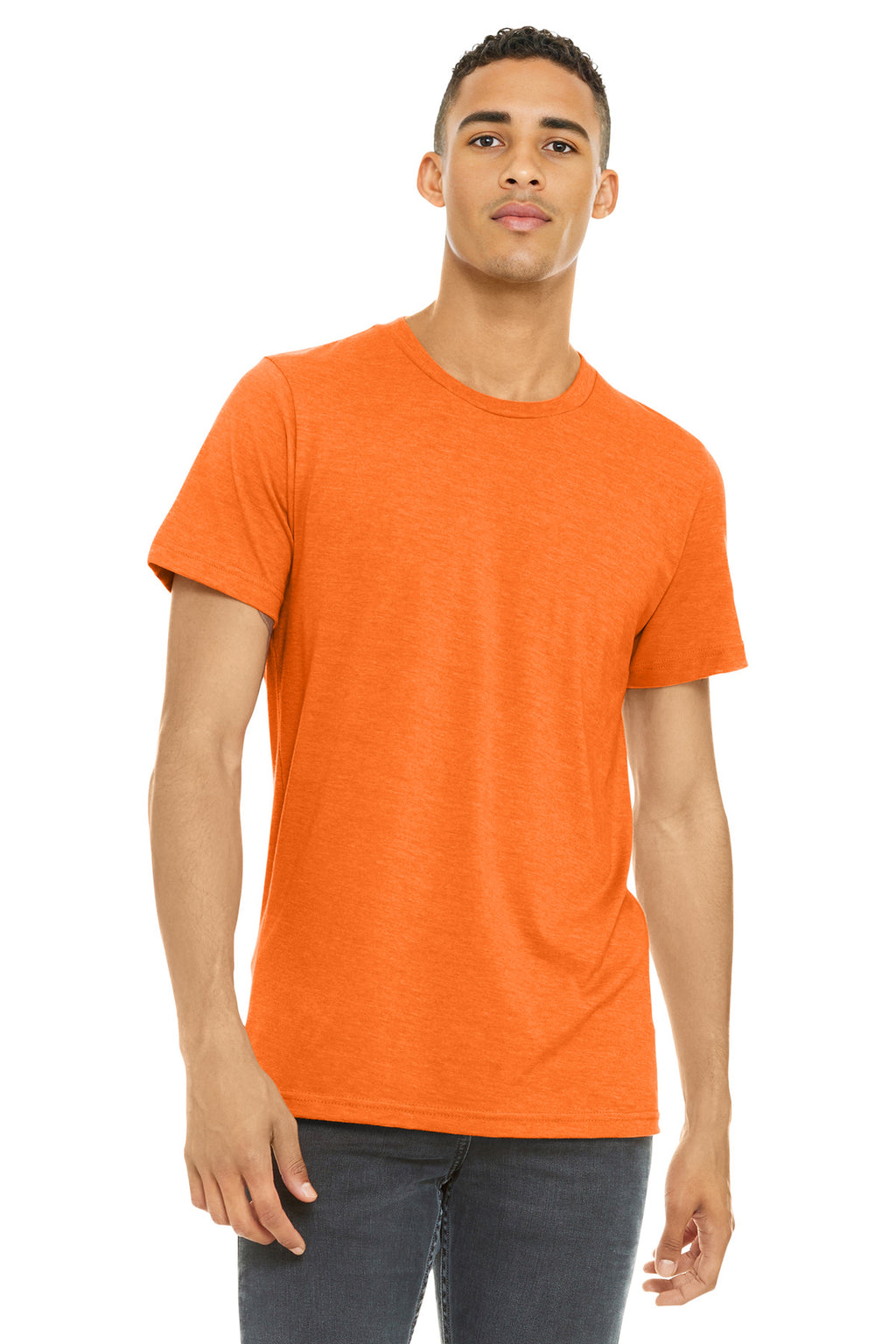 BELLA+CANVAS  Unisex Heather CVC Short Sleeve Tee. BC3001CVC