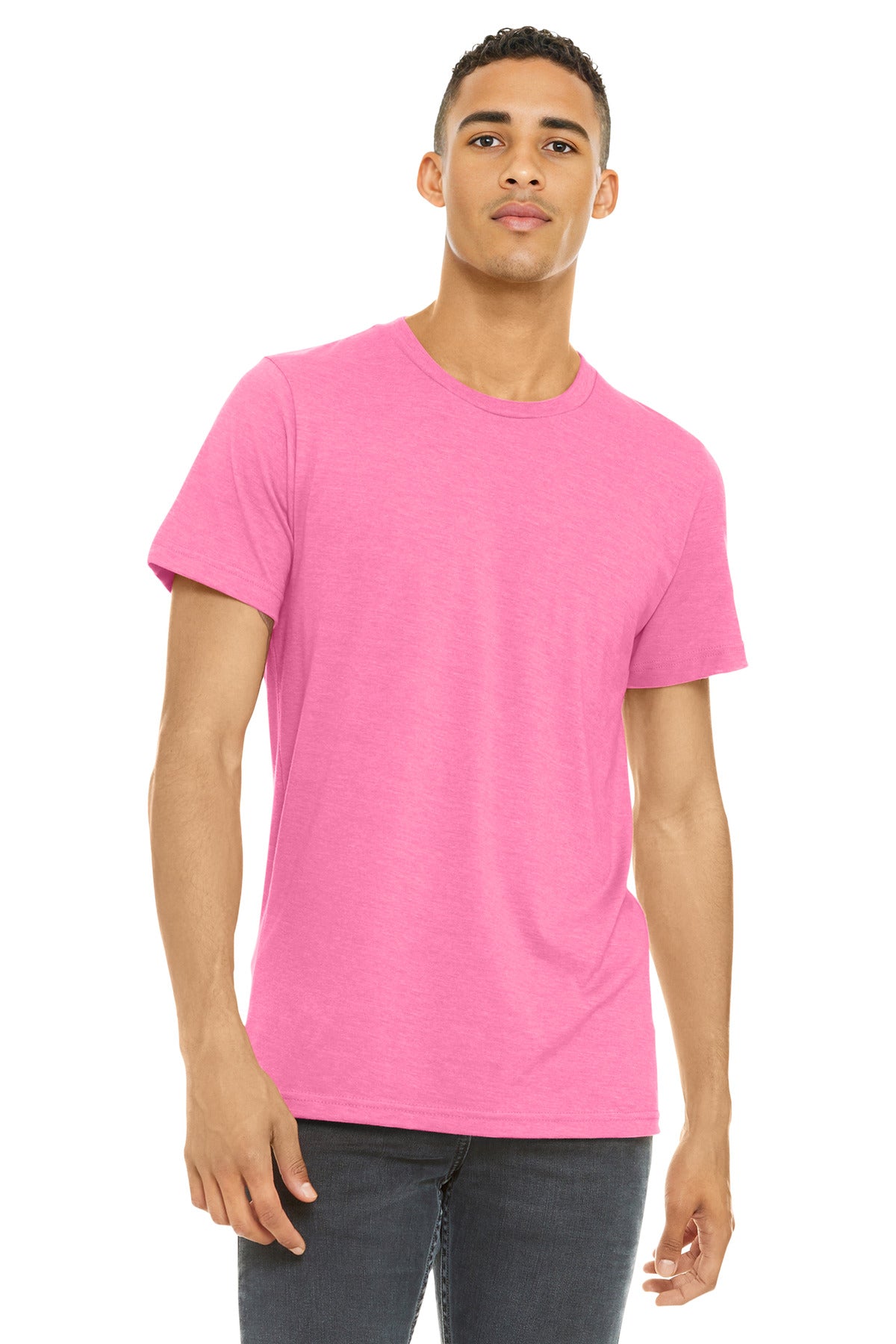 BELLA+CANVAS  Unisex Heather CVC Short Sleeve Tee. BC3001CVC