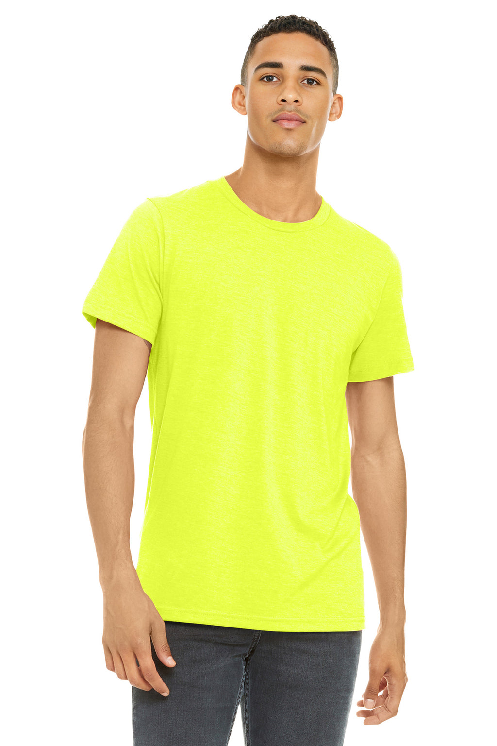 BELLA+CANVAS  Unisex Heather CVC Short Sleeve Tee. BC3001CVC