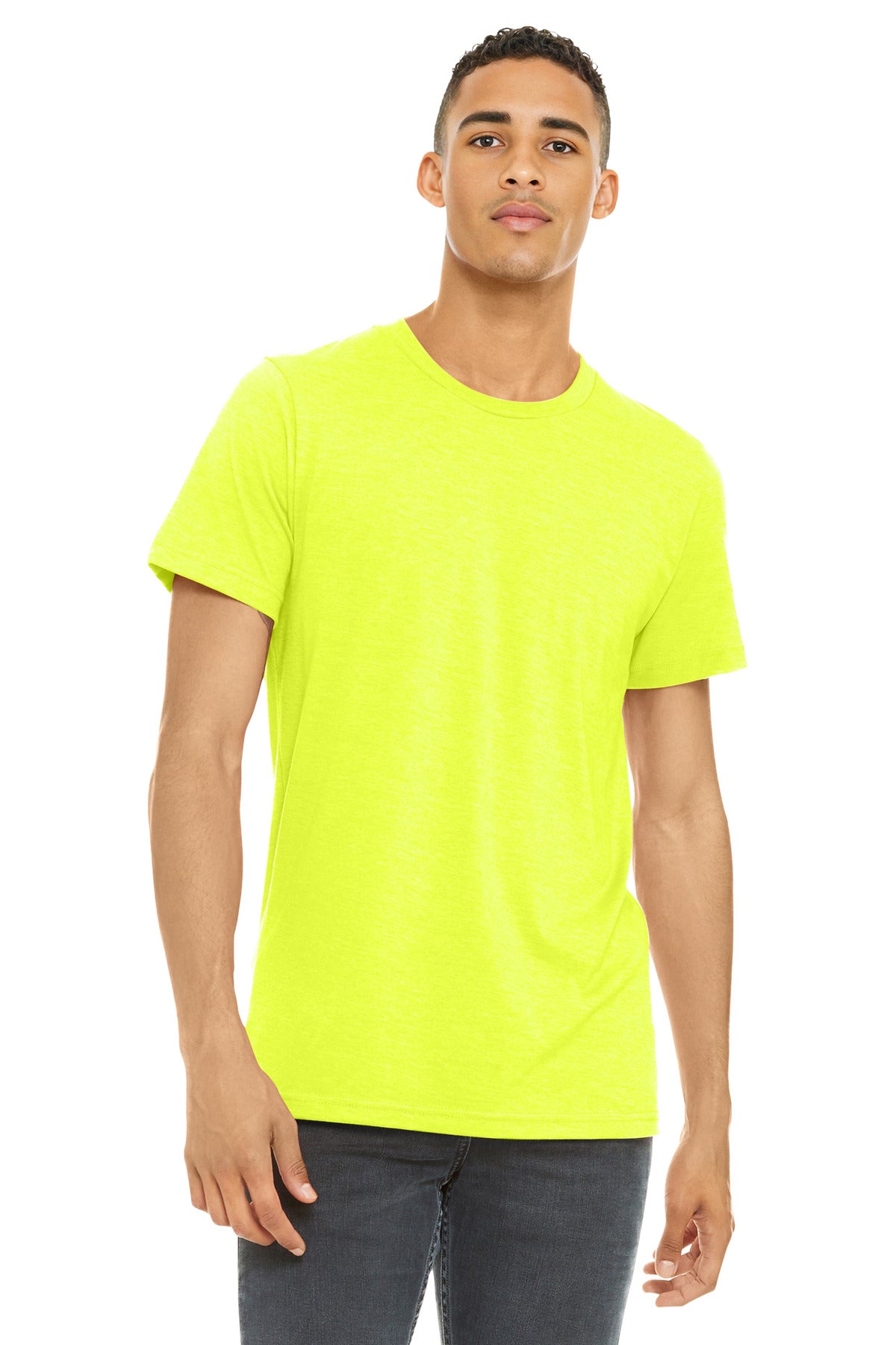 BELLA+CANVAS  Unisex Heather CVC Short Sleeve Tee. BC3001CVC