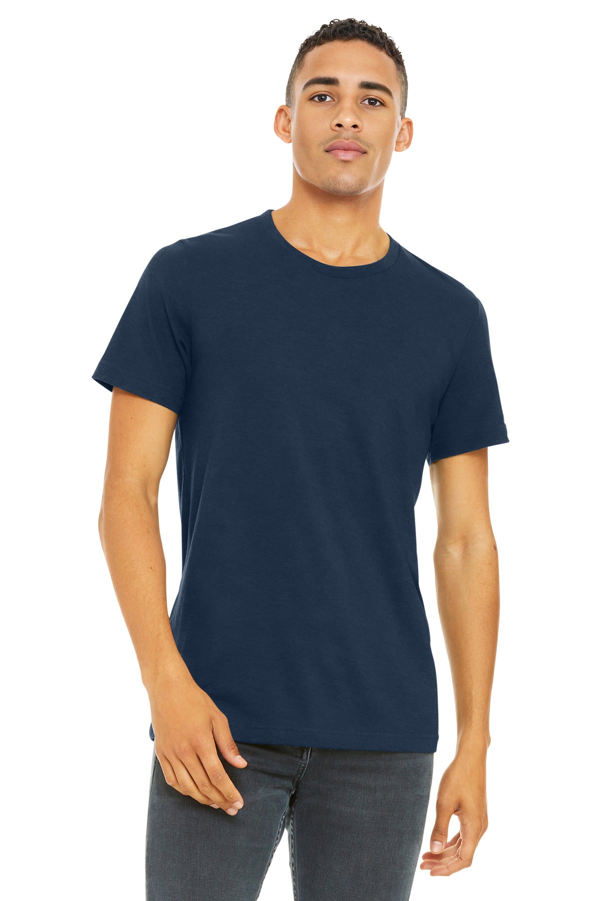 BELLA+CANVAS  Unisex Heather CVC Short Sleeve Tee. BC3001CVC