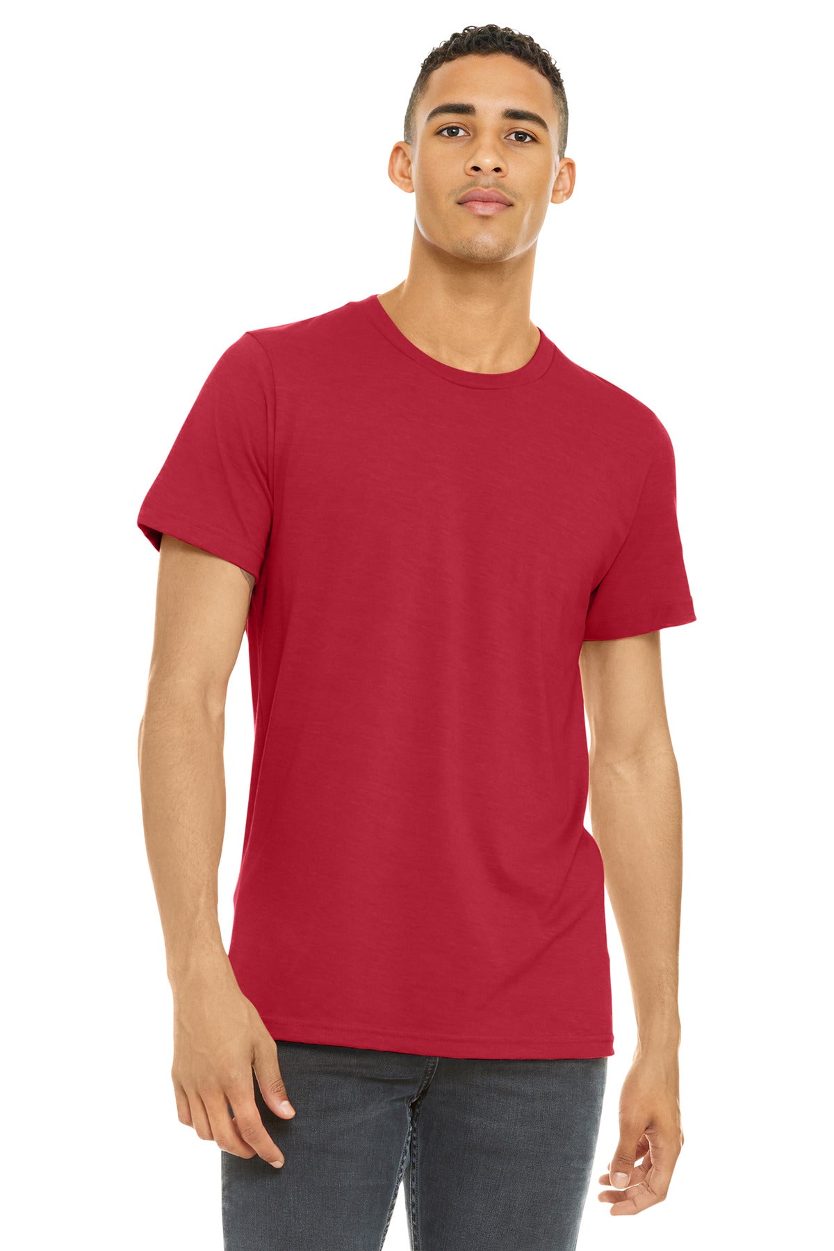 BELLA+CANVAS  Unisex Heather CVC Short Sleeve Tee. BC3001CVC