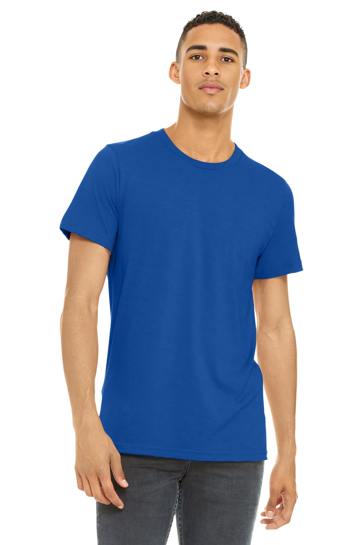 BELLA+CANVAS  Unisex Heather CVC Short Sleeve Tee. BC3001CVC