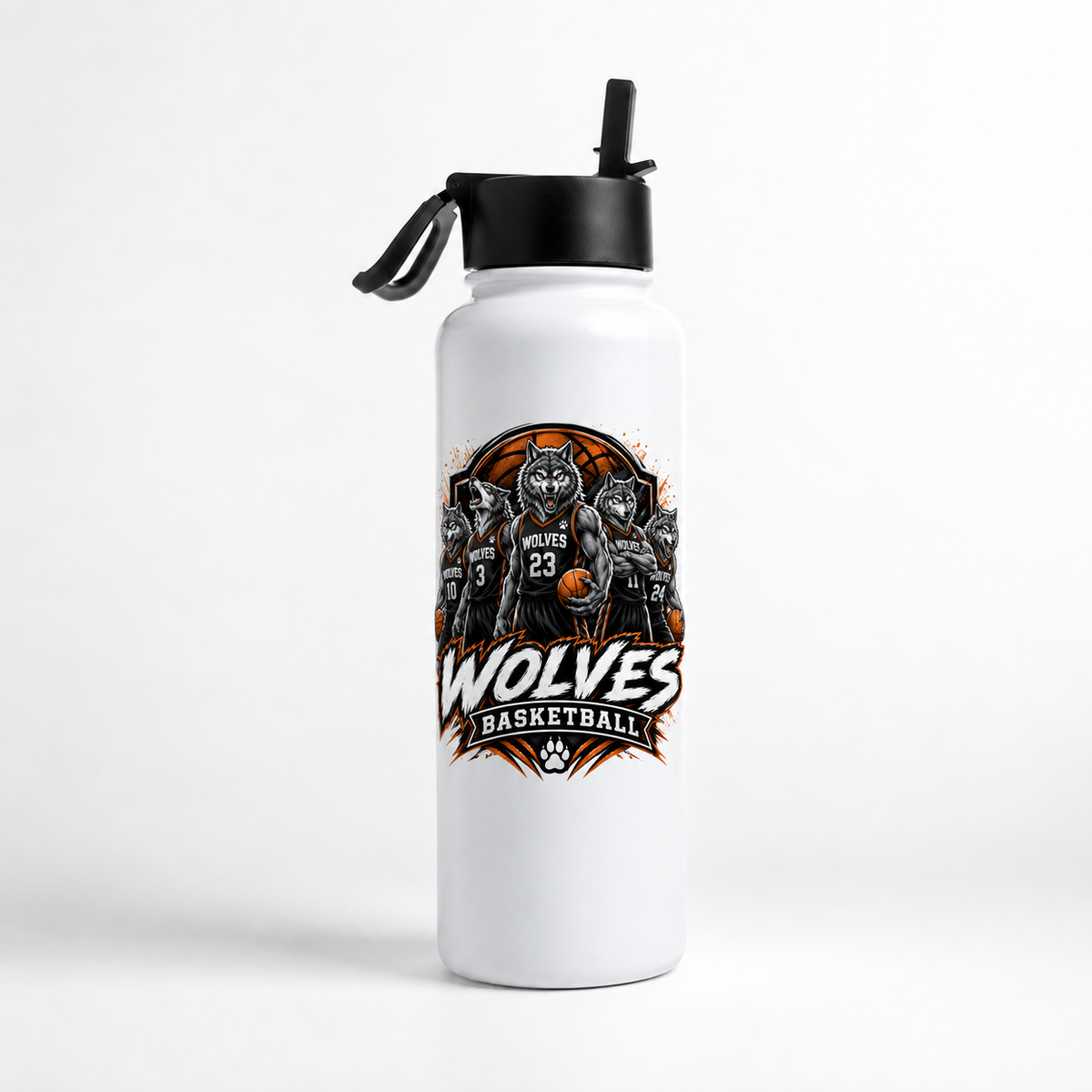 Wolves Basketball 40oz Hydro Tumbler